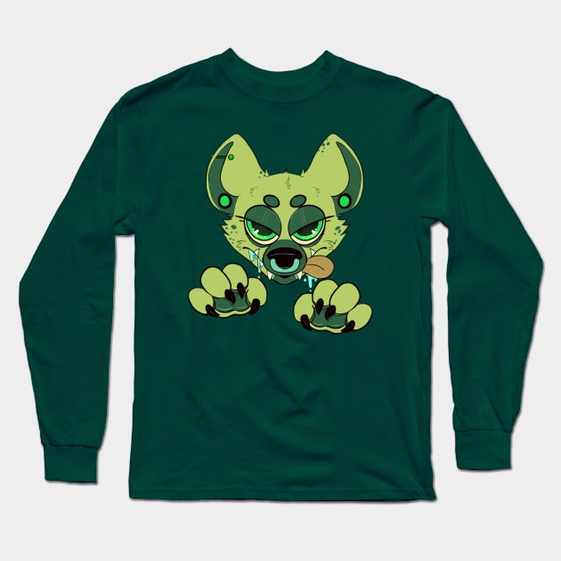 green yeen Long Sleeve T-Shirt by Ponycide